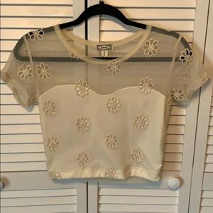 Flower Crop Top